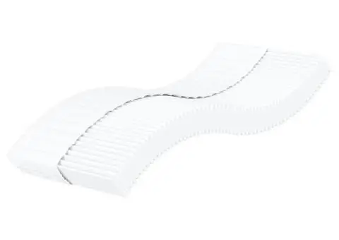 Saltea din spumă, alb, 80x200 cm, duritate H2 H3 - 1/5