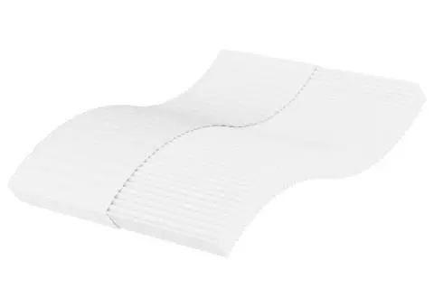 Saltea din spumă, alb, 140x190 cm, duritate H2 H3 - 1/5