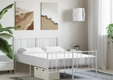 Saltea din spumă, alb, 140x190 cm, duritate H2 H3 - 2/5