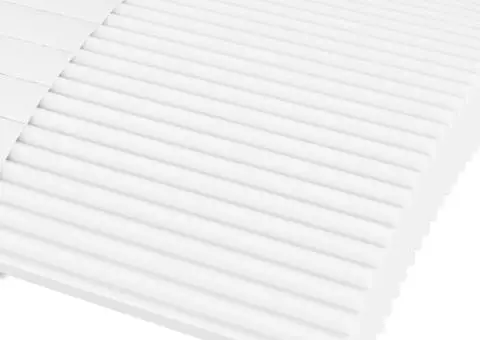 Saltea din spumă, alb, 140x190 cm, duritate H2 H3 - 5/5