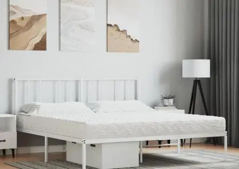 Saltea din spumă, alb, 160x200 cm, duritate H2 H3 - 2/5