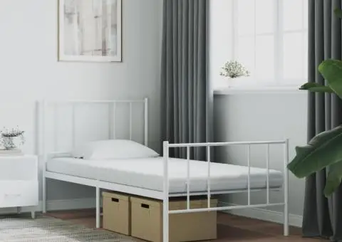 Saltea din spumă, alb, 90x200 cm, duritate 7 zone 20 ILD - 2/5