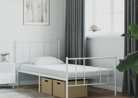 Saltea din spumă, alb, 90x190 cm, duritate 7 zone 20 ILD - 2/5