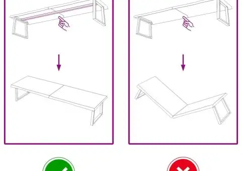 Blat de masă, 200x50x(2-6) cm, lemn masiv de stejar netratat - 5/5