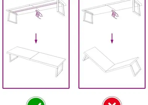 Blat de masă, 200x60x(2-6) cm, lemn masiv de stejar netratat - 5/5