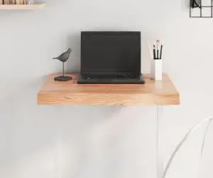 vidaXL Blat de masă maro 60x50x(2-6) cm, lemn masiv stejar tratat