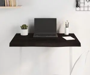 vidaXL Blat de masă maro închis 100x40x2cm lemn masiv de stejar tratat