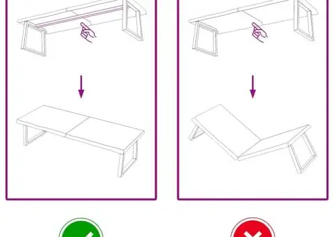 Blat de masă maro 160x60x(2-4) cm, lemn masiv stejar tratat - 5/5