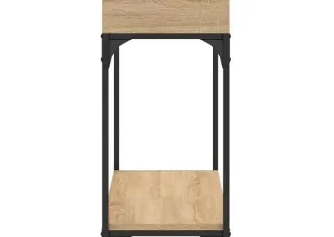 Măsuță consolă, stejar sonoma, 100x30,5x75 cm, lemn prelucrat - 4/5