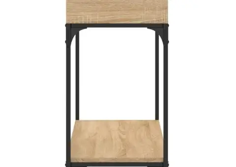 Măsuță consolă, stejar sonoma, 100x34,5x75 cm, lemn prelucrat - 5/5