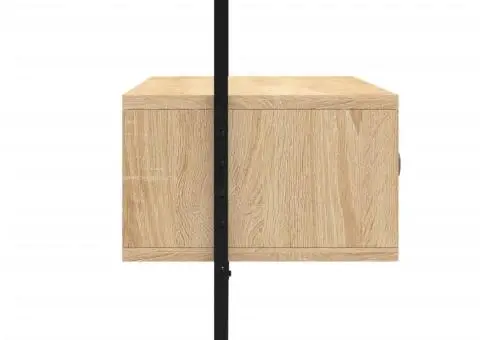 Dulap TV montat pe perete, stejar sonoma, 100,5x30x51 cm, lemn - 5/5