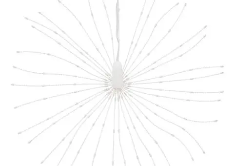 Lumini stelare de Crăciun 140 LED-uri, 4 buc., alb cald, 17 cm - 5/5