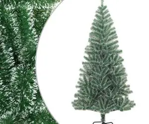 vidaXL Brad de Crăciun artificial cu zăpadă pufoasă, verde, 210 cm