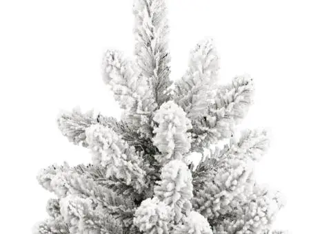 Pom de Crăciun artificial cu balamale și zăpadă 270 cm - 4/5