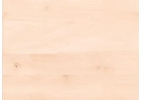 Blat de baie, 60x50x(2-4) cm, lemn masiv netratat - 3/5