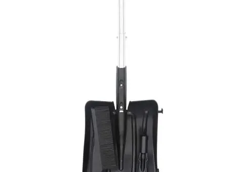 Kit de lopată pentru zăpadă 3 în 1, negru, aluminiu - 2/5