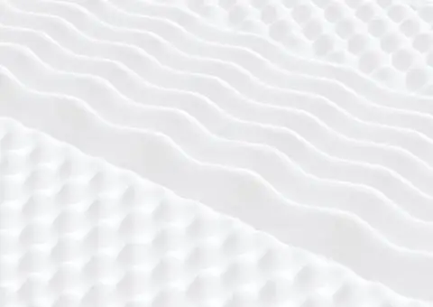 Saltea din spumă, alb, 200x200 cm, 7 zone, duritate 20 ILD - 5/5