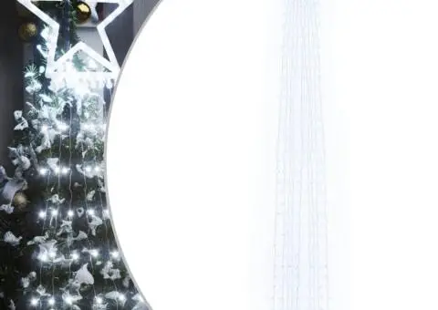 Instalație brad de Crăciun 320 LED-uri, alb rece, 375 cm - 2/5