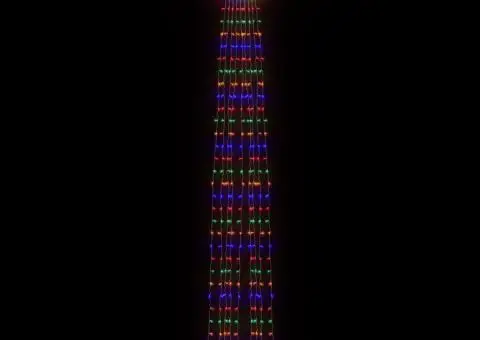 Instalație brad de Crăciun 320 LED-uri, multicolor, 375 cm - 3/5