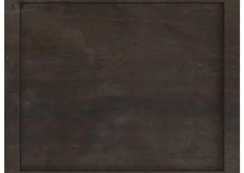 Blat de baie, maro închis, 60x50x(2-6) cm, lemn masiv tratat - 4/5