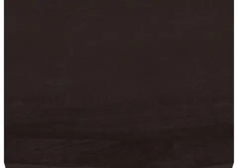 Blat de baie, maro închis, 60x60x(2-4) cm, lemn masiv tratat - 3/5