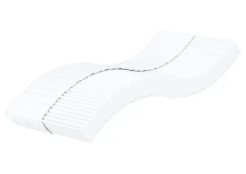 Pat de zi cu saltea, crem, 90x200 cm, piele ecologică - 5/5