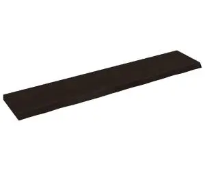 vidaXL Blat de masă maro 200x40x(2-6) cm, lemn masiv stejar tratat