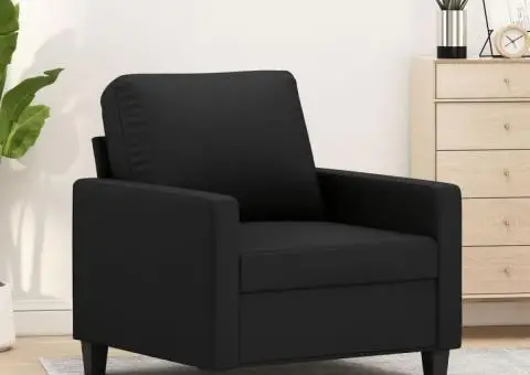 Canapea de o persoană, 60 cm, piele ecologică - 1/5