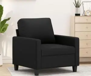 vidaXL Canapea de o persoană, 60 cm, piele ecologică