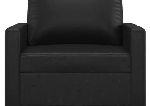 Canapea de o persoană, 60 cm, piele ecologică - 3/5