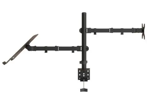 Suport de perete pentru monitor VESA 75/100 mm, negru, oțel - 5/5