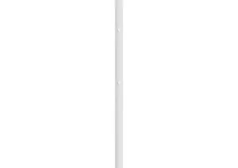 Tăblie de pat metalică, alb, 180 cm - 4/5