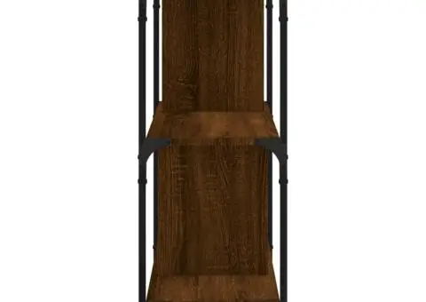 Bibliotecă cu 3 niveluri, stejar maro 76x32x88 cm lemn compozit - 5/5