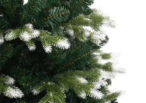 Brad de Crăciun artificial cu balamale și zăpadă pufoasă 240 cm - 4/5