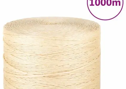 Frânghie, 1000 m, sisal 100%, 3 mm - 1/4