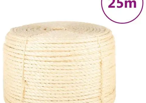 Frânghie, 25 m, sisal 100%, 12 mm - 1/4