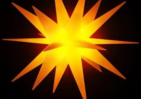 Lumini de Crăciun cu vârfuri LED 3 buc. galben 35 cm pliabil - 4/5