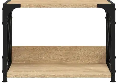 Suport imprimantă 2 niveluri stejar sonoma 44x26x31,5 cm lemn - 4/5