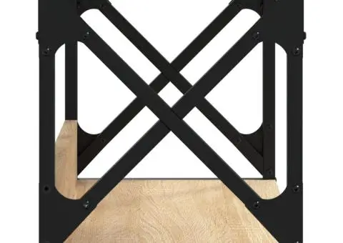 Suport imprimantă 2 niveluri stejar sonoma 44x26x31,5 cm lemn - 5/5