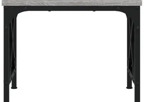 Suport imprimantă, gri sonoma, 40x30x31 cm, lemn prelucrat - 4/5