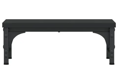 Suport pentru monitor, negru, 37x23x14 cm, lemn compozit - 4/5