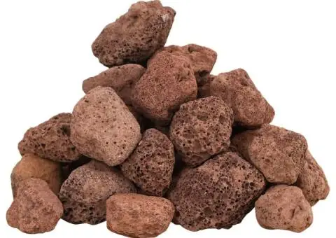 Roci vulcanice, 25 kg, roșu, 3-5 cm - 3/5