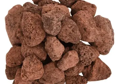 Roci vulcanice, 25 kg, roșu, 3-5 cm - 4/5