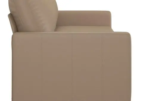 Canapea cu 3 locuri, cappuccino, 180 cm, piele ecologică - 4/5