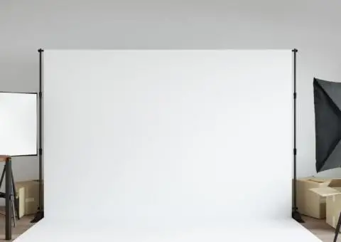 Suport de fundal, negru, 305x243 cm, oțel - 1/5