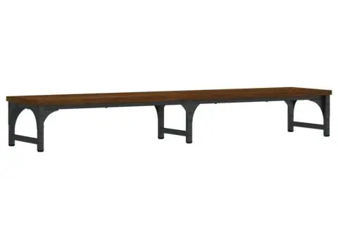 Suport pentru monitor stejar maro 105x23x15,5 cm lemn compozit - 2/5