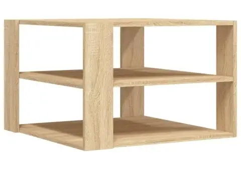 Măsuță de cafea, stejar sonoma, 59,5x59,5x40 cm, lemn compozit - 2/5