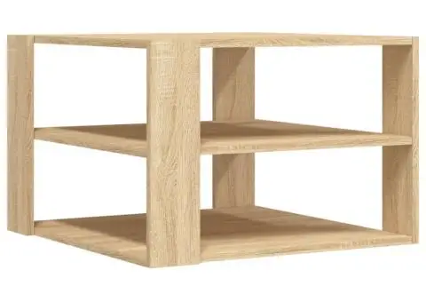 Măsuță de cafea, stejar sonoma, 59,5x59,5x40 cm, lemn compozit - 5/5