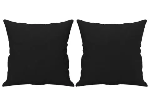 Canapea cu 3 locuri și perne, negru, 180 cm, microfibră - 5/5