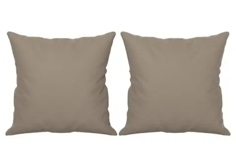 Canapea cu 3 locuri și perne, gri taupe, 180 cm, microfibră - 5/5